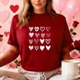 thumbnail image 5 of Avrnliq Womens Red Valentine's Day Heart Graphic Top Casual Love Print Long Sleeve Crew Neck Valentine Shirt for Date Night Holiday Gift,Size M, 5 of 6