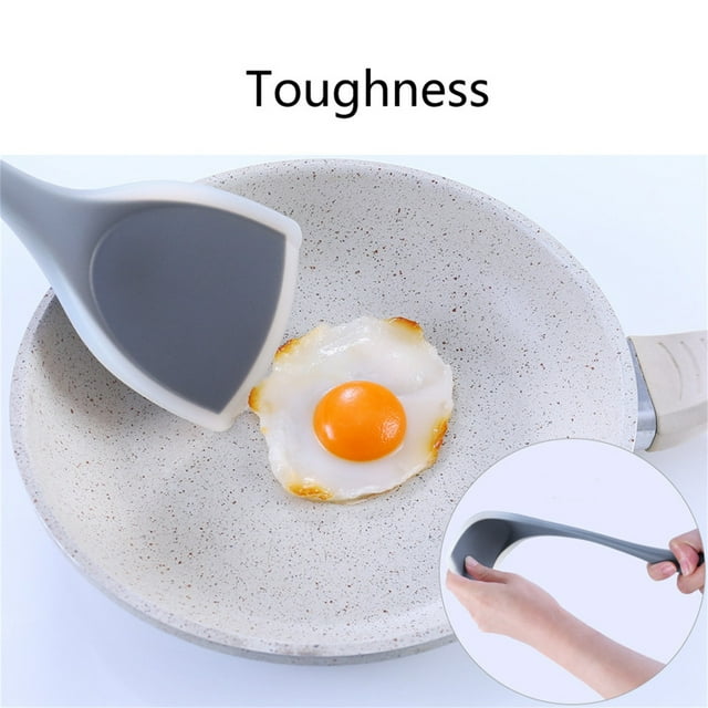 Dvkptbk Kitchen Spatula Silicone Nonstick Kitchen Accessory Spatula Long Handle Shovel Thickened Tools on Clearance