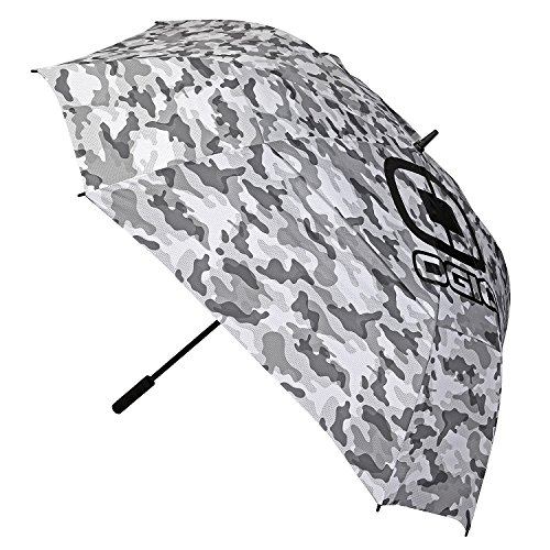 OGIO UMBRELLA 72" CAMO/GRAY DOUBLE CANOPY UMBRELLA NEW