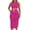 C-Hot Pink14, variant on DHFJKG Women's Two Piece Outfits Summer Skirt Sets Sleeveless Crewneck Crop Top High Rise Drawstring Midi Skirts With Pockets Casual Set Holiday Outfit
