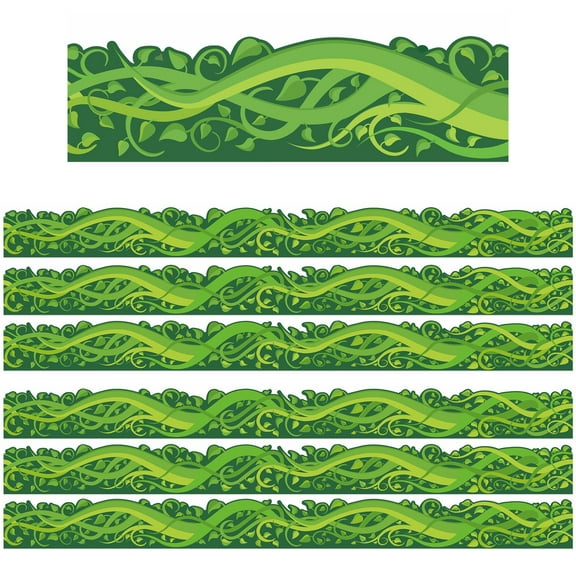 Eureka Once Upon A Dream Vines Extra Wide Die-Cut Deco Trim, 37 Feet Per Pack, 6 Packs