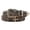 Gray, variant on Women's Studded Belt Faux Leather Cross Pink Large