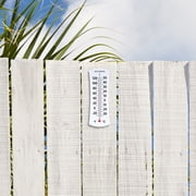 AcuRite 8 Analog Thermometer with Easy to Read Numbers; 8x2x0.62, Not Battery Powered; Plastic