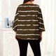 thumbnail image 5 of TaTaai Women's Gradient Print Long Sleeved T-shirt, Plus Size Round Neck Top, Lightweight Soft Design, All Seasons Wear, Casual Daily Party Work Dating Home Outfit Gift, 5 of 6