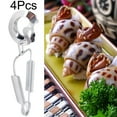 Sailesiti Escargot Snail Tongs 4pcs Stainless Steel Kitchen Tools for