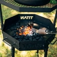 thumbnail image 3 of Ash & Ember Santa Maria Grill, Argentine Style Open Fire Grill, Adjustable Cooking Grate with Flywheel, BBQ Grill Comes with Cast Iron Skillet, 3 of 6