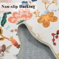 thumbnail image 6 of Hallway 4x10 Washable Area Rugs: Indoor Floral Scalloped Rug For Kitchen Entryway Farmhouse Bathroom Soft Carpet With Non Slip Backing Water Resistant Thin Laudry Floor Mat (4x10 Cream), 6 of 7