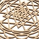 thumbnail image 5 of Escultura de pared tallada de geometría sagrada con rejilla de madera para yoga, decoración colgante de 14 cm Un 14cm, 5 of 5