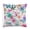 Pattern-2, variant on Cushion Case Colorful Flowers Butterfly Bird Farmhouse Decorative Throw Pillow Coves Cushion Case Decoration 16"x16" for Sofa Couch Watercolor Style Colorful Flowers Large Couch Pillows