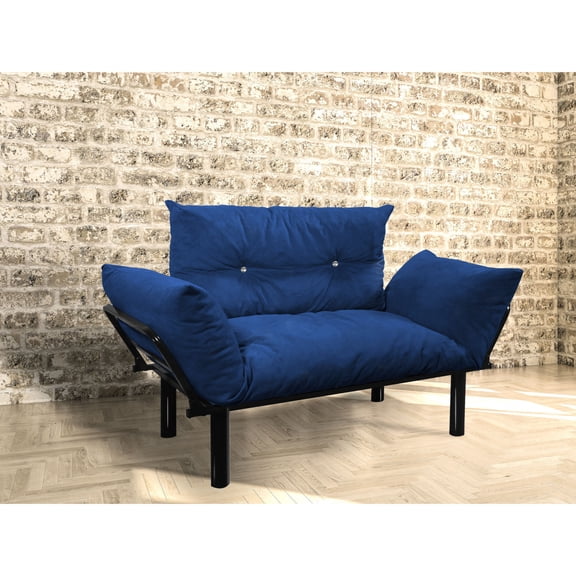 Blue, Metal Frame | Saves Space in Living Areas, High Leg Design | Multiple Colors, Simple Assembly
