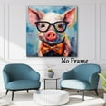 thumbnail image 4 of WFSposter Colorful Pig Canvas Wall Art Animal With Glasses Pictures Pigs With Glasses Posters For Wall Funny Animals Canvas Farm Pig Painting Graffiti Animal Print Cute Pig Artwork Wall Decor, 4 of 6