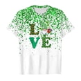thumbnail image 4 of FhsagQ T-Shirt Imprimé pour Enfants, Col Rond, Manches Courtes, pour Garçons et Filles, Taille 10, Été, Vert, 6-7 Ans, 4 of 4