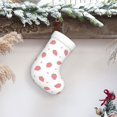 thumbnail image 6 of Yiaed Hand Drawn Strawberry Print Christmas Stockings, Christmas Stockings Hanging Ornaments, Christmas Stockings for Family Christmas Holiday Decorations, 6 of 7