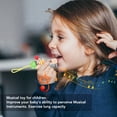 thumbnail image 3 of Colorful Kids Whistle, Wooden Mini Flute Music Instruments Toy For Toddler, 3 of 8