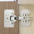 4x Door Hinge Kitchen Cupboard Repair Kit Plate and Fixing Screws