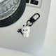 thumbnail image 4 of Llavero de Halloween Accesorio | Llavero de plástico con patrón mono para llaves de coche, bolso mochila bolso | Broche metálico para langosta | Negro | 6x2cm | 1 pieza incluida, 4 of 6