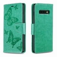 thumbnail image 4 of For Samsung Galaxy S9 Plus, Dteck Butterfly Patterned Cover PU Leather Magnetic Flip Card Slots Stand Wallet Protective Case With Hand Strap, green, 4 of 4
