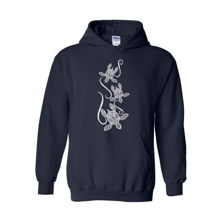 Hawaiian Sea Turtle in Maui Kauai Oahu Unisex Hoodie Hooded Sweatshirt