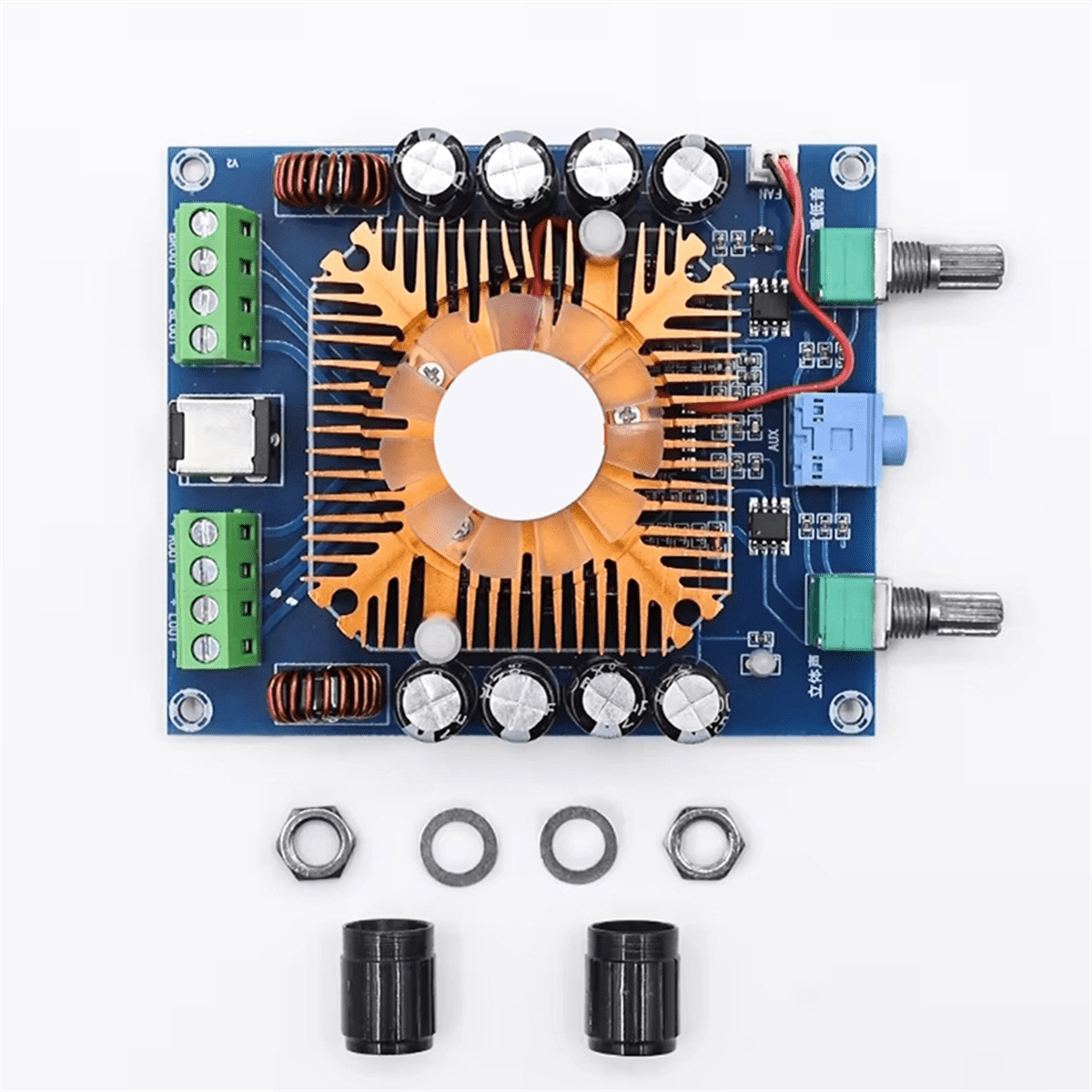 XH-A372 Audio Amplifier Board TDA7850 Four Channel 50Wx4 HIFI Car Stereo Subwoofer Amplifier Bass AMP Home Theater,1 * Audio Amplifier Board