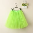 thumbnail image 3 of Bibifish Womens Skirts Solid Color Mini Tulle Skirts Ladies Pleated Gauze Short Dress Trendy Adult Tutu Dancing Skirts For Ladies, 3 of 3