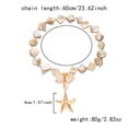 thumbnail image 3 of Jewelry For Women Chunky Gold Seashell Necklaces For Women Chunky Blue Statement Pearl Pendant Necklace Dainty Summer Beach Fashion Jewelry Necklace for Women Cute Dainty Pendant Choker Simple Weddin, 3 of 5