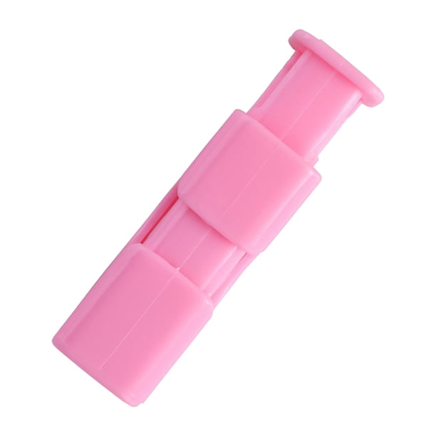 Ounissouiy 10 Uds., lo más nuevo, portátil, nuevo, almacenamiento de cocina, comida, aperitivos, sello, bolsa de sellado, Clips, sellador, abrazadera, Mostrada rosado