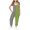 Mint Green, variant on Sentmoon Jumpsuits for Girls Dressy Spaghetti Strap Sleeveless Loose Rompers V Neck Stripe Print Summer Outfits with Pockets Fashion Kids for Music Festival Brown 9 Years