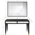 thumbnail image 6 of Wall Mirror & Console Table Set - Modern Home Decor Accent - 4ft Entryway Mirror & Table, 6 of 9