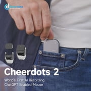 CheerTok Cheerdots 2 Wireless Touchpad All-in-one Pocket AirMouse AI Recording ChatGPT Enabled Mouse Presenter Smart Phone Remo