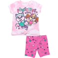 thumbnail image 1 of Conjunto de camiseta Skye Everest de La Patrulla Canina y pantalones cortos para bicicleta 4T, 1 of 9