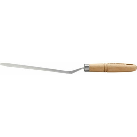 Cake Boss Wooden Tools and Gadgets 7.75" Stainless Steel Offset Icing Spatula