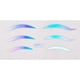thumbnail image 1 of Xihbxyly Pegatinas de Delineador de Ojos Europa y Estados Unidos Una Variedad de Pegatinas de Doble Párpado Pegatinas de Delineador de Ojos, 1 of 2