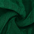 thumbnail image 5 of Amidoa Womens Sweater Long Sleeve Green Turtleneck Slim Cable Knit Fall Solid Sweaters Cardigans for Women Trendy M, 5 of 5