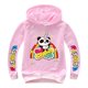 thumbnail image 1 of Sudadera con capucha de moda para bebés, Tops, ropa de primavera y otoño, abrigo con capucha con estampado de Panda de dibujos animados, camiseta de manga larga, trajes para niños 10T Gao Jinjia LED, 1 of 2