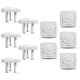 thumbnail image 3 of Cubiertas de tomacorrientes de dibujos animados lindos protectores de enchufes decorativos para bebés Tapas protectoras de seguridad retardantes de llama para interiores 3 orificios 10 piezas Advancent  BA000349-02, 3 of 7