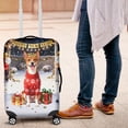 thumbnail image 4 of Happy New Year 2026 Basenji Holiday Balloons Party Snow Travel Luggage Cover African Barkless Dog Lover Suitcase Dust Protective Decor - 13018, 4 of 5