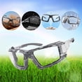 thumbnail image 2 of XASZHN Garden Protective Goggles Windproof Anti Dust Sand Fog Sun Shading Scratch Resistance for Labor Horticulture Light Gray_003 One Size, 2 of 7
