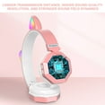 thumbnail image 5 of JGJJUGN Cute Glowing Ears Wireless Bluetooth 50 Headphones with LED Lights, Virtual Surround Sound for Kids & Adults – Perfect Gift for Christmas & Birthday, 5 of 5