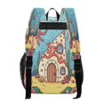 thumbnail image 3 of Ttyddzy Clear Backpack Heavy Duty PVC Transparent Backpack for College Workplace, under Sea House, 3 of 8