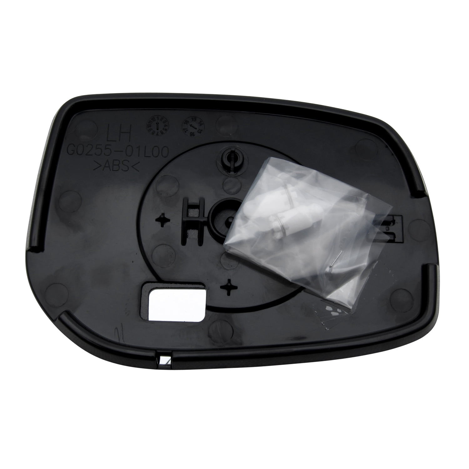 Rugged TUFF Driver Side Mirror Glass Replacement for 09-13 Toyota Corolla, 09-13 Toyota Matrix (Non-Heated)