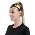 thumbnail image 6 of Yiaed Rose Flowers Print Sports Headbands,Moisture Wicking Workout Headband, Sweatband Headbands for Running,Cycling for Women and Men, 6 of 8