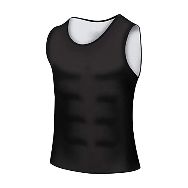 Men’S Sweating Elastic Premium Slimming Shapewear Workout Tank Tops Vest