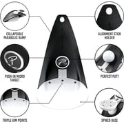 PuttOUT Golf Premium Pressure Black/White Putting Aids New