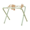 thumbnail image 3 of Tendedero para casa de muñecas,Modelo de tendedero de ropa en miniatura para casa de muñecas,Muebles para casa de muñecas,tendedero de hierro con 4 clips,Juego de juguetes de simulación, 3 of 8