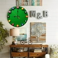 thumbnail image 5 of Billiard Pool Game Table for Adults And Friends 10-Inch Silent Wooden Wall Clock, Battery Operated (AA Batteries Not Included), Artistic Home Decor, 5 of 8