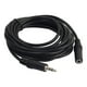 thumbnail image 1 of unbranded Cable De Extensión De Audio Negro Con Conectores Niquelados Para Usar En Automóvil Y Dispositivos 35 Mm, 1 of 8