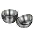 thumbnail image 1 of BRIGHTFUFU BESTONZON 8 Piezas Platos de Salsa de Acero Inoxidable Cuencos para Inmersión de Alimentos Plato de Condimento Redondo Platos para Aperitivos, 1 of 7