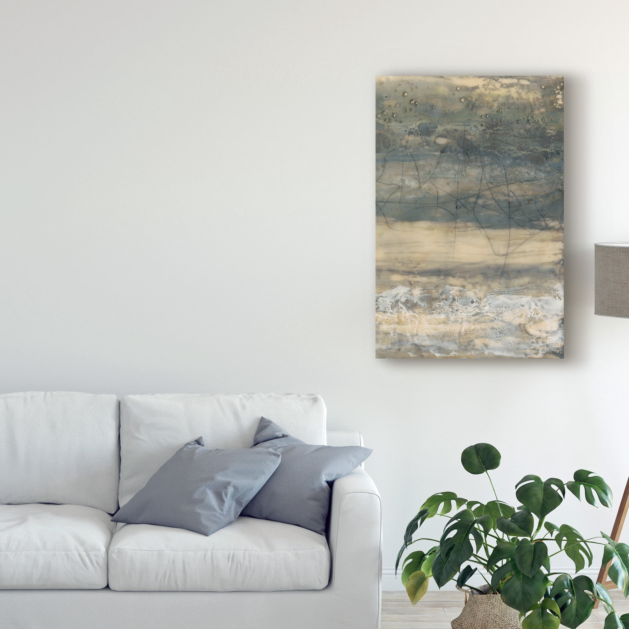 Trademark Fine Art 'Earthen Lines II' Canvas Art by Jennifer Goldberger