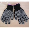 thumbnail image 4 of 1 Pair Heat-resistant Gloves Perm Gloves Cooking Gloves Supplies Hair Curler for Women Men (Black), 4 of 4