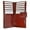 Burgundy, variant on Eel Skin Leather Business Credit Card Holder E 533